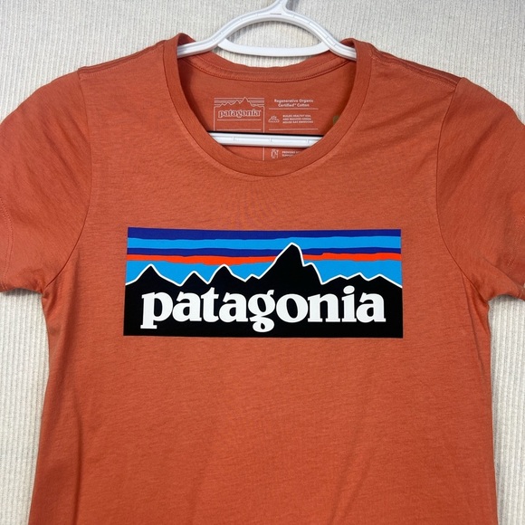 Patagonia NWT Girls Size 12 / Large Logo T-Shirt Tee - Picture 2 of 6